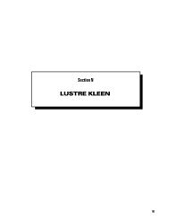 LUSTRE KLEEN - Jayhawk Bowling Supply