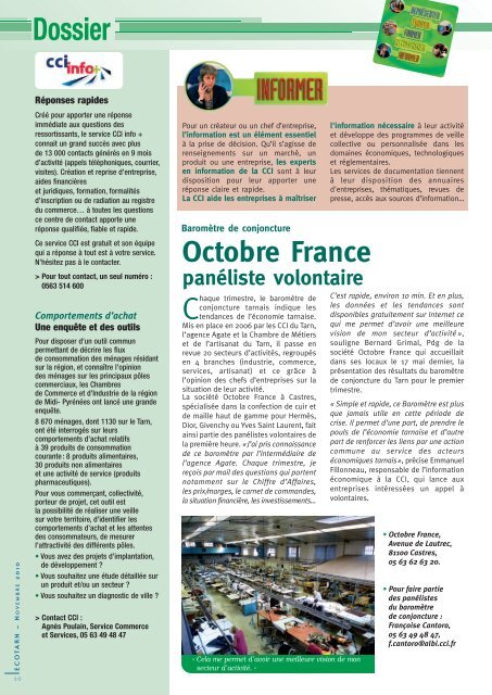 magazine economique des chambres de commerce et d'industrie