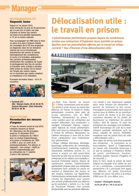 magazine economique des chambres de commerce et d'industrie