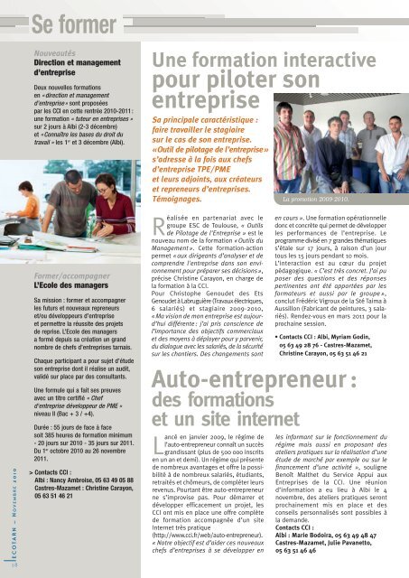 magazine economique des chambres de commerce et d'industrie