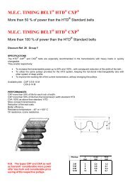 m.e.c. timingÂ® cxp cxa - A ZETA Gomma