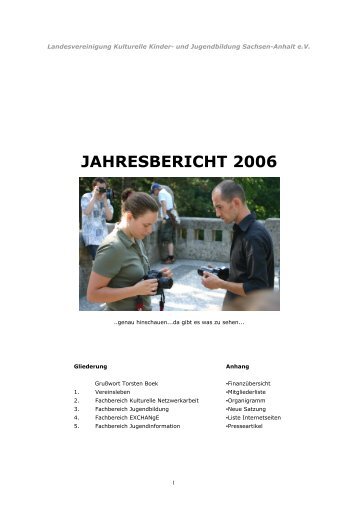 jahresbericht 2006 - lkj) Sachsen-Anhalt