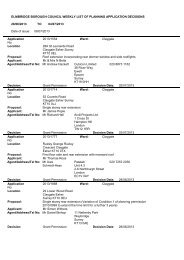 ELMBRIDGE BOROUGH COUNCIL WEEKLY LIST OF PLANNING ...