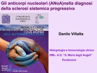 Gli anticorpi nucleolari nella diagnosi della sclerosi ... - Simel