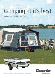 2009 Camp-let trailer tent brochure - Camperlands