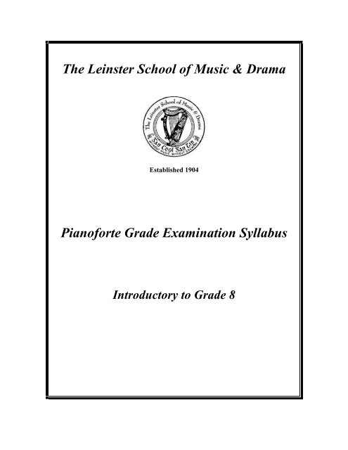 The Leinster School of Music & Drama - Griffith College Dublin