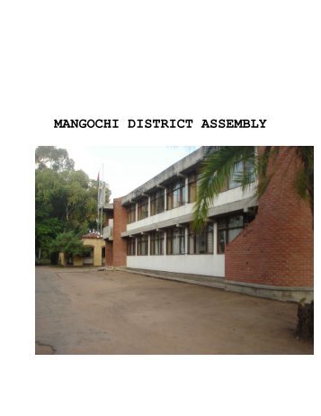 mangochi socio-economic profile 2006 - Scotland Malawi Partnership