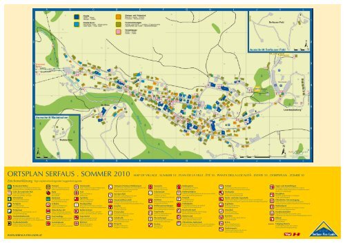 Ortsplan Von Serfaus