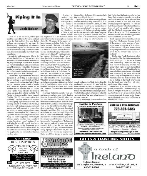 May 2011 - Irish American News