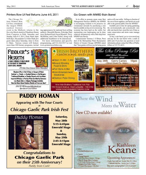 May 2011 - Irish American News