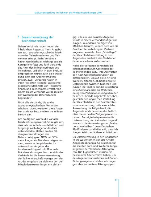 2. Bericht Wirksamkeitsdialog - Landesjugendring NRW e.V.