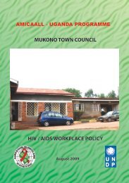 mukono town council hiv / aids workplace policy - amicaall