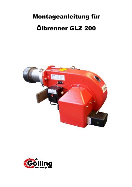 Montageanleitung GLZ 200 - GEO-Heizungstechnik GmbH