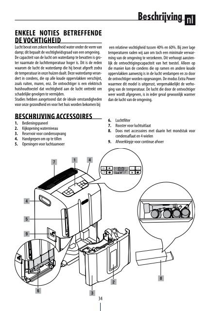 DeLonghi DDS30 Combi luchtontvochtiger - Wehkamp.nl