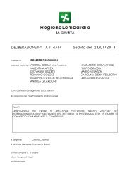 DELIBERAZIONE NÂ° IX / 4714 Seduta del 23/01/2013 - Camere di ...