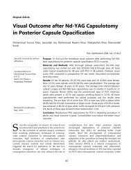 Visual Outcome after Nd-YAG Capsulotomy in Posterior Capsule ...