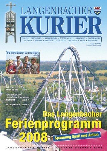 22. Ausgabe Oktober - Langenbach