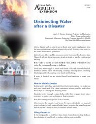 Disinfecting Water after a Disaster - Soil, Water and Forage Testing ...