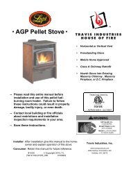 AGP Pellet Stove - Avalon