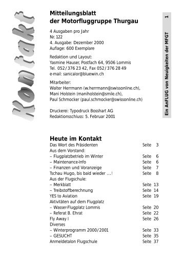 strassen- und tiefbau - Motorfluggruppe Thurgau