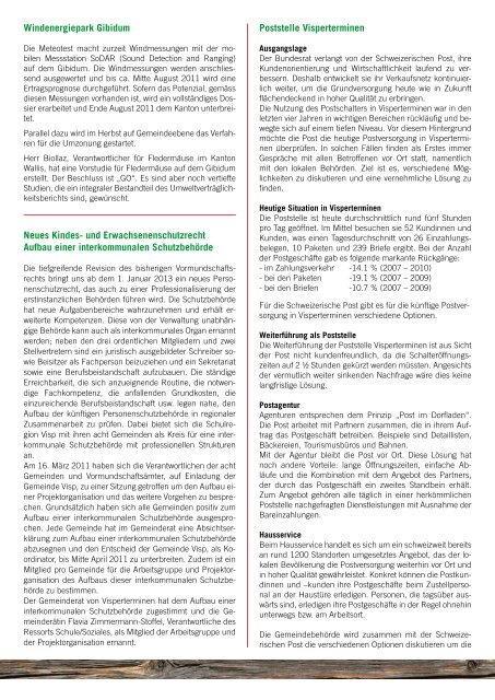 Gemeinde-Info - Gemeinde Visperterminen