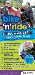 bike 'n'ride - Northern Rail