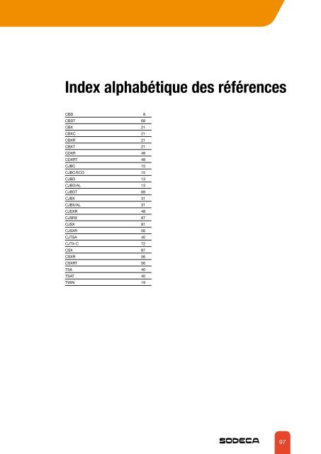 VENTILATEURS CENTRIFUGES BASSE PRESSION - Sodeca