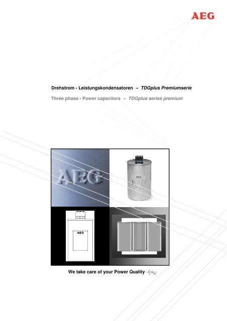 Leistungskondensatoren - AEG Industrial Engineering