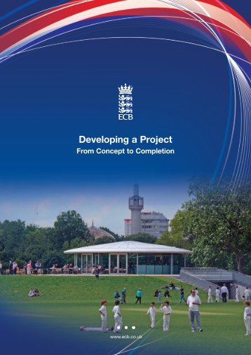 Developing a Project â From Concept to Completion - Ecb - England ...