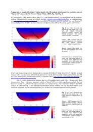 Comparison of pseudo-2D Delta-t-V initial model with 1D gradient ...