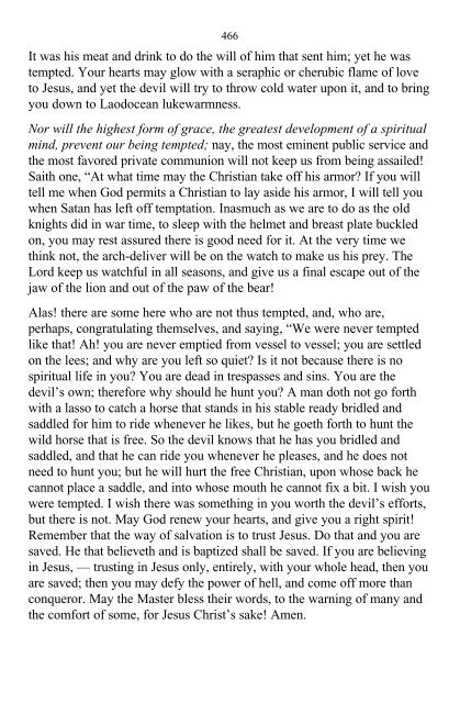 Spurgeon's Sermon 2997 Tempted Of The Devil ... - APIBS Home