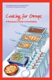 A Volunteer's Guide to Food Safety - Public Health