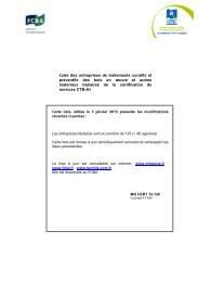 PAGE DE GARDE LISTE A+ - CTBA+ - Traitement et protection du bois