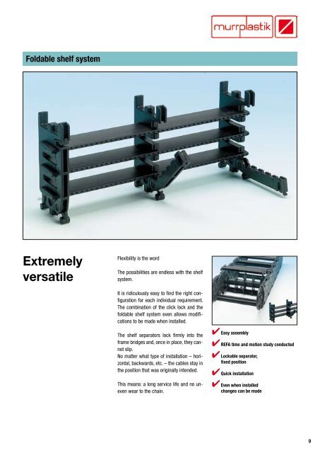 Cable drag chain systems Overview - Eegholm