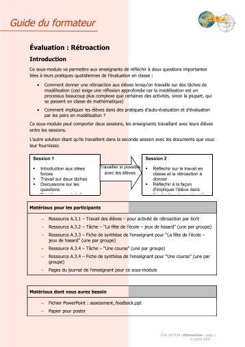 Guide du formateur - LEMA