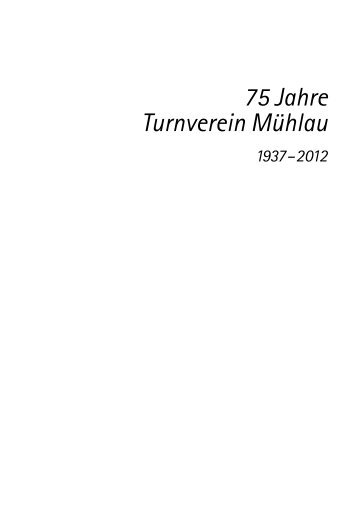 75 Jahre Turnverein Mühlau - STV Mühlau