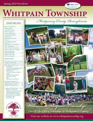 Park And Recreation Activities - Camps - Whitpain Township