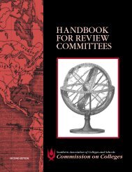 SACS Handbook for Review Committees-QEP section