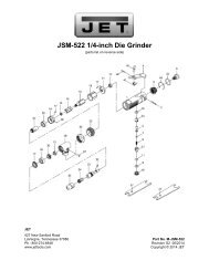 JSM-522 1/4-inch Die Grinder - JET Tools