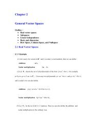 Chapter 2 General Vector Spaces - NIE Mathematics & Mathematics ...