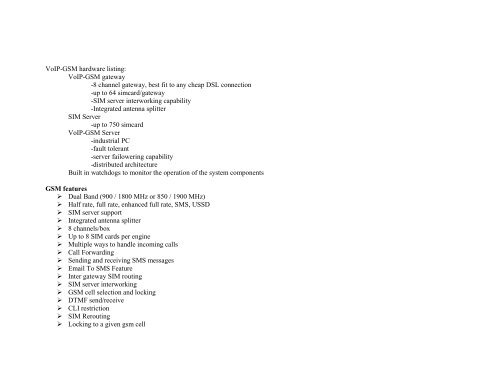 Admin Guide - VoIP software provider