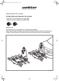 Instrucciones de uso y montaje Portabicicletas para ... - Uebler