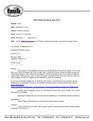 Hippo-Tech Bulletin-0015-3.1.0-Release.pdf - Tmb.com