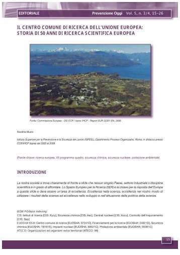 Testo completo pdf - Prevenzione Oggi - Ispesl