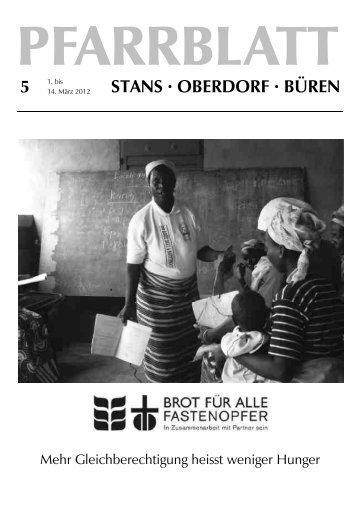 STANS · OBERDORF · BÜREN - Pfarrei Stans