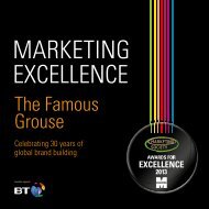 The Famous Grouse - The Marketing Society