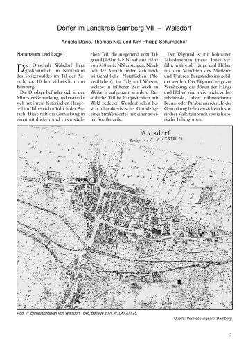 Dörfer im Landkreis Bamberg VII - Walsdorf