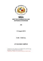 MBA Entrance Examination Written and Oral Name List for 2/2013