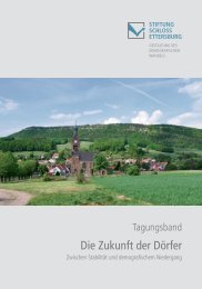 Die Zukunft Der Dorfer Stiftung Schloss Ettersburg