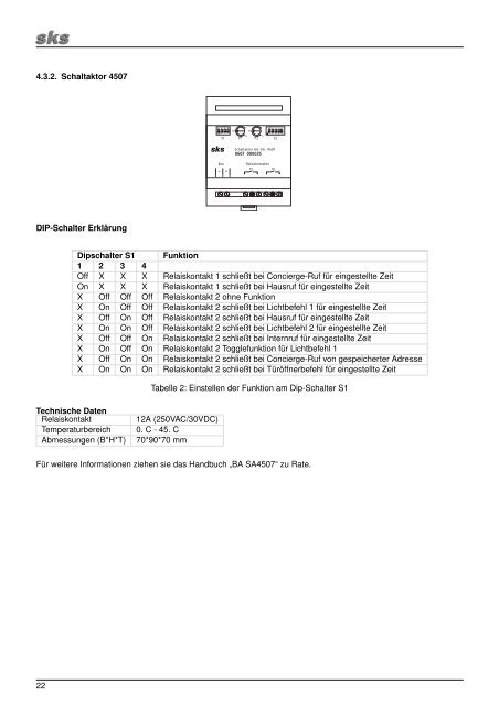 SKS-BUS - SKS Kinkel Elektronik GmbH